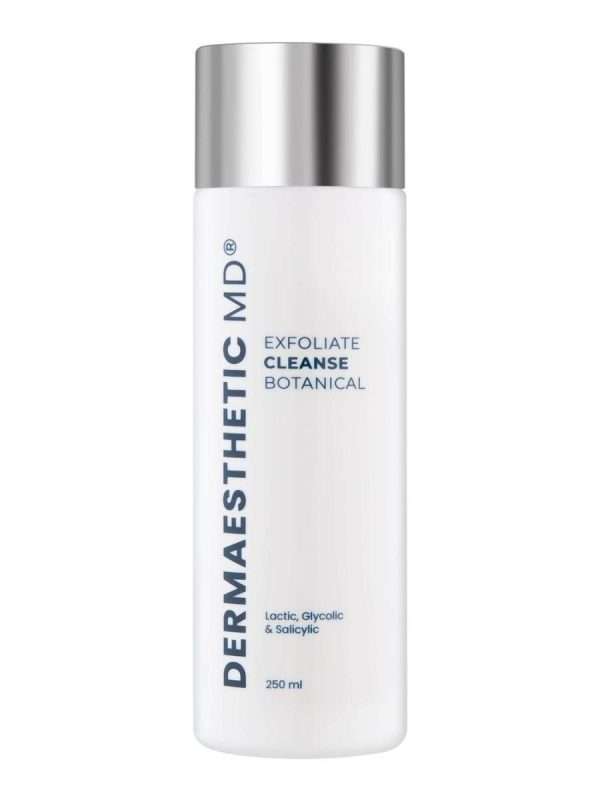 EXFOLIATE CLEANSE BOTANICAL: Lactic, Glycolic & Salicylic Acid 250ml