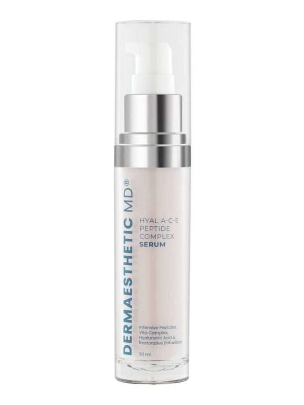 HYAL A-C-E PEPTIDE COMPLEX SERUM: Intensive Peptides, Vita Complex, Hyaluronic Acid & Restorative Botanicals 30ml